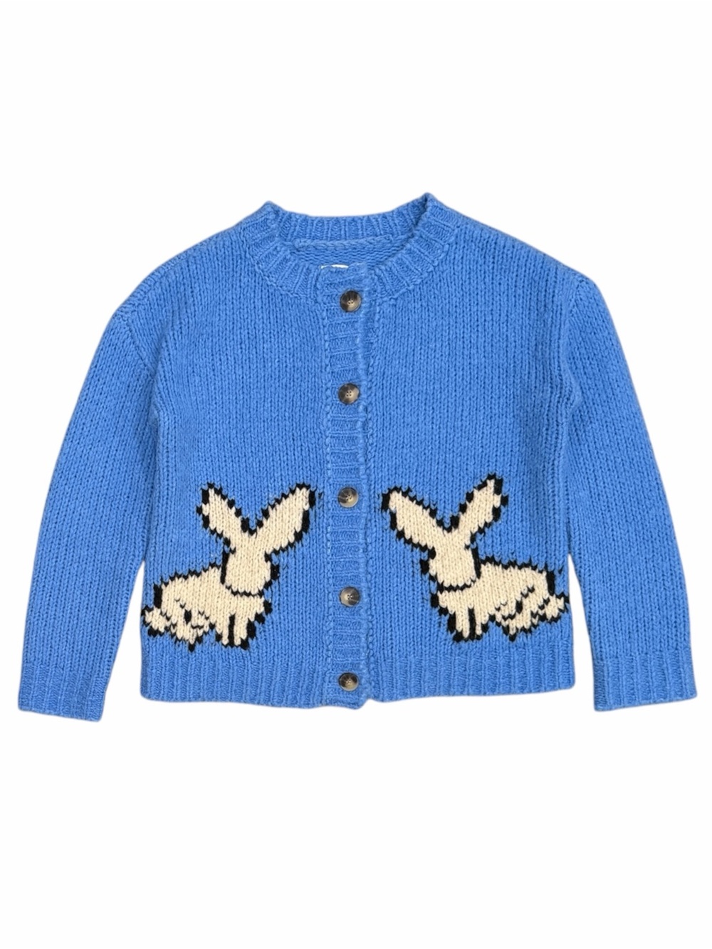 Anthropologie Maeve Novelty Bunny Slope Cardigan